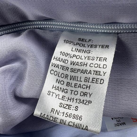 Idem Ditto Pleated Flowy Wide Leg Feminine Shorts Sky Blue Fully Lined Size S - Picture 8 of 10